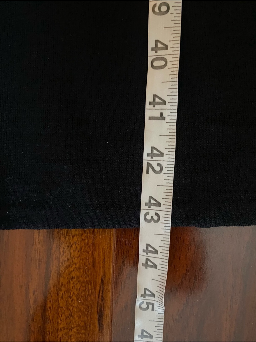 Vintage Marshall Field & Company Made In Italy Wool Black Turtleneck Midi Dress - Picture 8 of 11